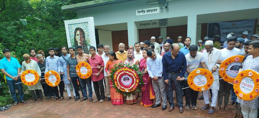 চিত্রশিল্পী এসএম সুলতানের মৃত্যুবার্ষিকীতে নানান আয়োজন 1 Narail photo 2 1
