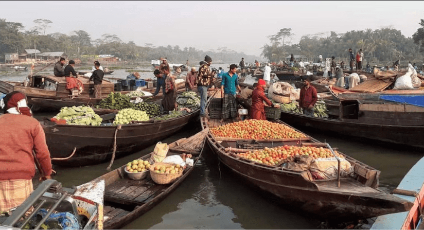 দেশের বৃহত্তম 'জলভাসা বাজার' বৈঠাকাটা 2 prijpur 2